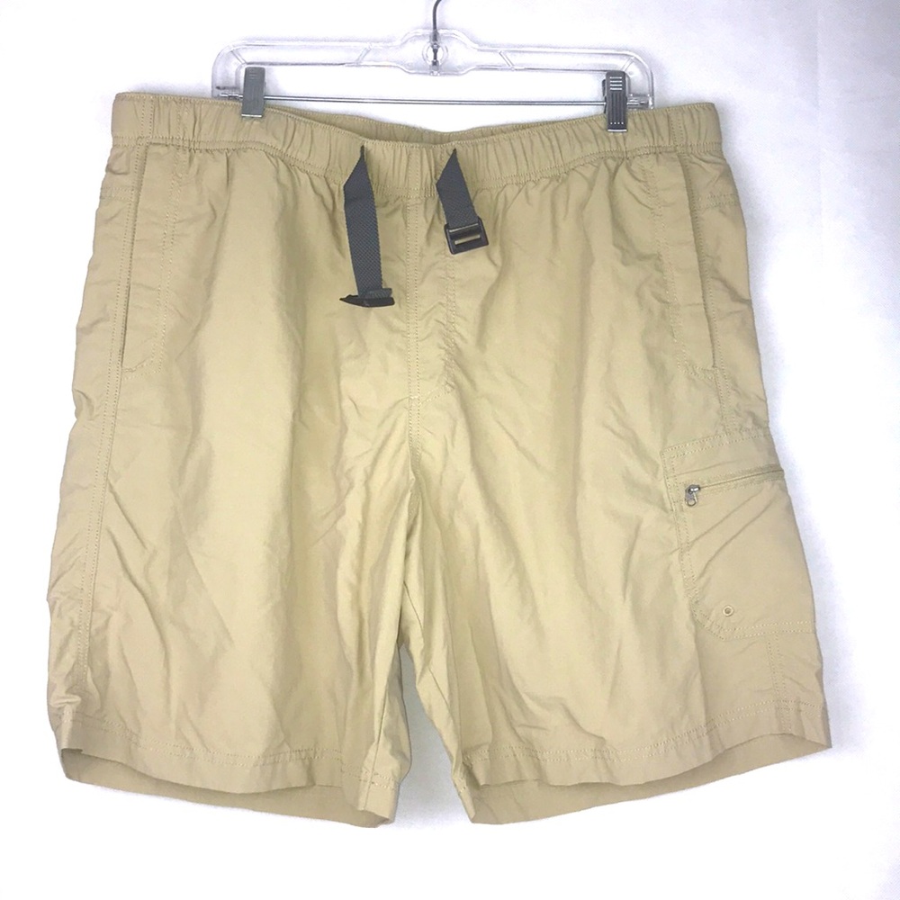 Columbia Men’s Size XL 9 Khaki Fishing Outdoor Casual Shorts
